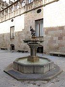 Fuente de San Jorge, Patio de los Naranjos del Palacio de la Generalidad de Cataluña.