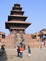 Nyatapola templom, Bhaktapur, Nepál