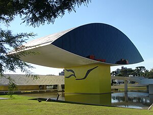 Oscar Niemeyer Museum (NovoMuseu), کوریتیبا، برزیل