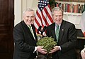 with Shamrocks for George W. Bush, March 2005