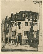 Beauvais, drypoint, 1910