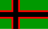 Vlajka Karélie, (historické území rozdělené mezi Rusko a Finsko)