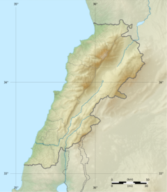 Faqra is located in Lebanon