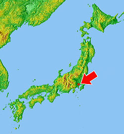 Former location of Edo (present-day Tokyo)
