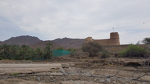 The Al Bithnah Fort in the Wadi Ham, United Arab Emirates.