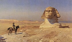 Obraz Napoleon pred Sfingou