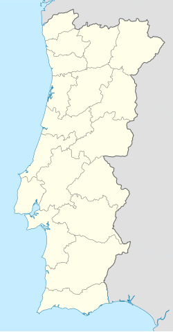Location of 2016–17 Andebol 1 teams in mainland Portugal