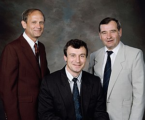 Слева направо: Норман Тагард, Владимир Дежуров, Геннадий Стрекалов