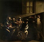 Fogaoni Santo Mataio, nigambaraini Caravaggio (1599–1600)