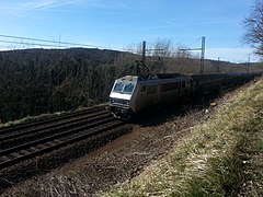 Intercités à Argenton-sur-Creuse, en 2014.