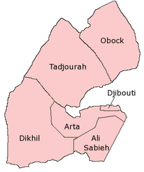 Dzsibuti régiói