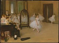 Edgarus Degas, Classis saltatoria, 1872