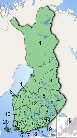 Финляндия провинциялары