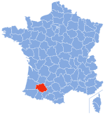Localisation du Gers