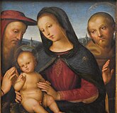 Madonna and Child and with Saints Jerome and Francis 1502