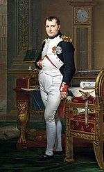 Napoléon dans son cabinet de travail, họa phẩm của Jacques-Louis David, 1812