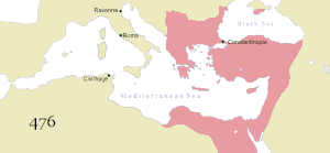 Змяненне межаў Візантыйскай імперыі