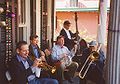 Jazz band on porch