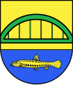 Steinbeißer im Wappen von Dalldorf