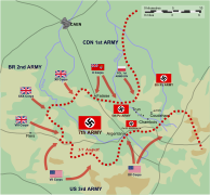 Tyske styrker i Falaise-lommen, 17. august 1944 (stor versjon)