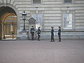 Change of military guard inside the grounds of Buckingham Palace in London - 2006