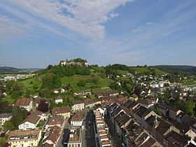 d Altstadt und s Schloss Länzbrg