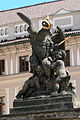 Aquila e putti al Castello di Praga