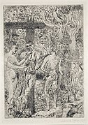 La Reine Parysatis ecorchant un eunuque (1900), de James Ensor