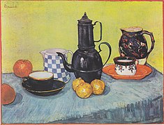 Vincent van Gogh, Nature morte à la cafetière, 1888.