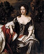 Anna av Storbritannien cirka 1683. Porträtt av Willem Wissing.