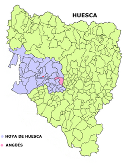 Angüés - Localizazion