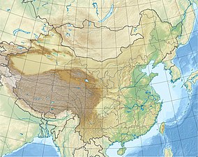 Map of China with the Baotianman National Nature Reserve