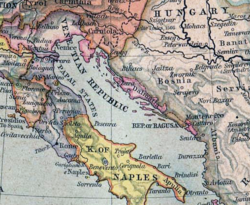 Dalmácia velencei birtokként 1560-ban