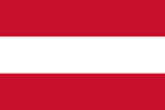 Avusturya bayrağı.