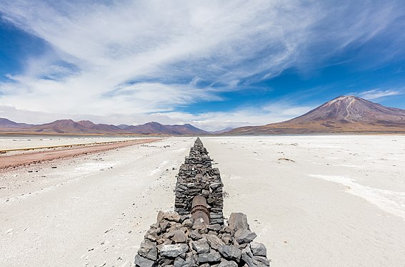 Gas pipeline, Antofagasta, Chile.
