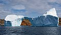 Iceberg between Langø and Sanderson Hope, south of Upernavik, Greenland.