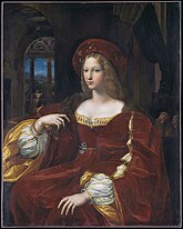 Portrait of Dona Isabel de Requesens circa 1518 date QS:P,+1518-00-00T00:00:00Z/9,P1480,Q5727902