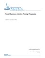 R41722 - Small Business Mentor-Protege Programs