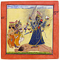 Jumalanna Bhadrakālī kujutis u aastatest 1660–70