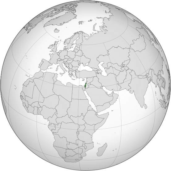 File:Israel (orthographic projection).svg