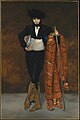 『マホの衣装を着けた若者（フランス語版）』1863年。油彩、キャンバス、188 × 124.8 cm。メトロポリタン美術館[48]。1863年サロン落選、落選展展示[49]。
