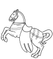 horse with harness