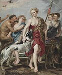 Artemis und de Nymphm brecha zua Jogd af (Peter Paul Rubens, uma 1615)