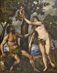 อาดัมและเอวาโดยทิเชียน (Titian)