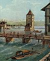 Der Wellenbergturm und die alte Münsterbrücke ca. 1800