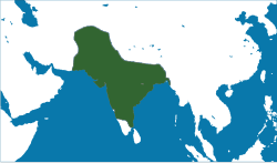 Peta Empayar Mughal pada 1700 CE
