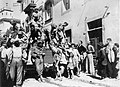 Brazīlijas karaspēks ierodas Masarosa pilsētā, 1944. gada septembrī