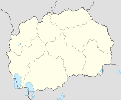 2013–14 Macedonian First Football League is located in North Macedonia