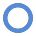 Blue circle for diabetes