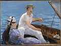 『ボート遊び（フランス語版）』1874年。油彩、キャンバス、97.2 × 130.2 cm。メトロポリタン美術館[124]。1879年サロン入選[125]。